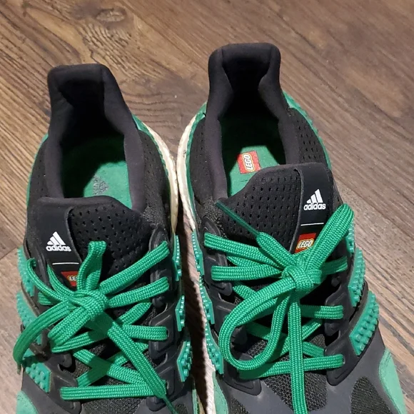 Adidas Ultra Boost Lego  Men's Black and Green Running Shoes Sz 9.5 - Picture 5 of 11